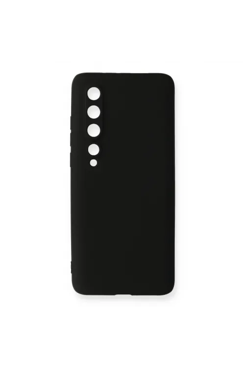 Xiaomi Mi 10 Kılıf First Silikon - Siyah