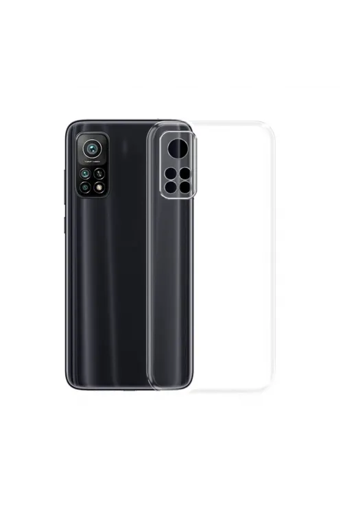 Xiaomi Mi 10t Kılıf Lüx Şeffaf Silikon - Şeffaf