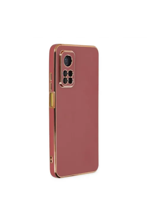 Xiaomi Mi 10t Kılıf Volet Silikon - Kırmızı