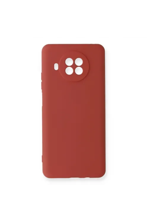 Xiaomi Mi 10t Lite Kılıf Nano İçi Kadife Silikon - Kiremit