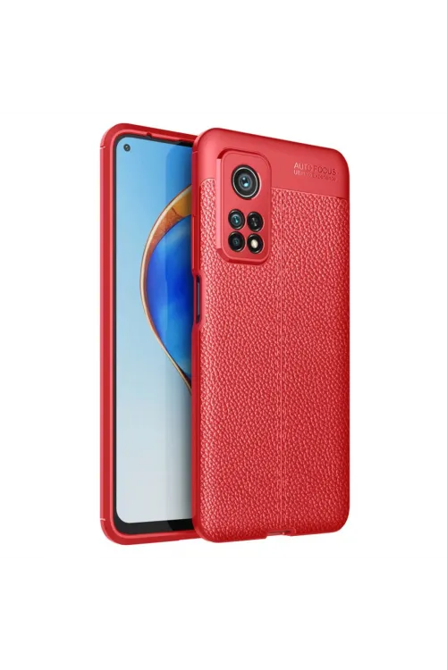 Xiaomi Mi 10t Pro Kılıf Auto Focus Kapak - Kırmızı