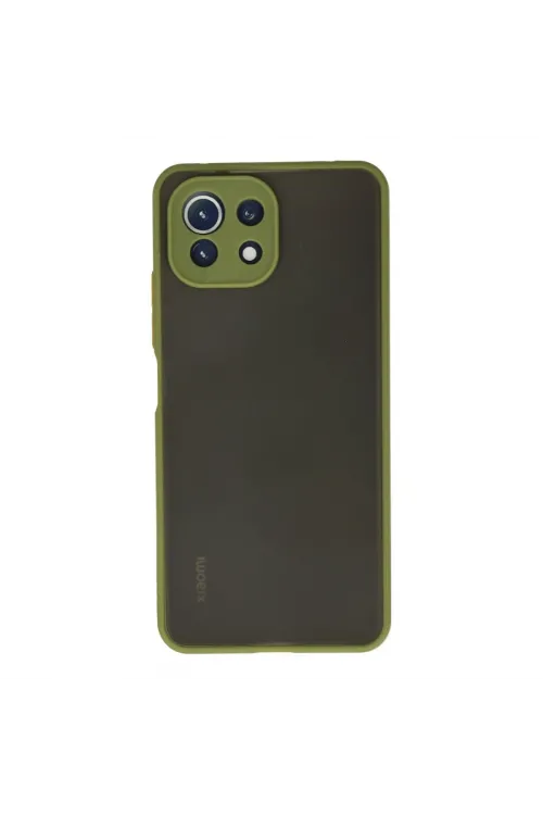 Xiaomi Mi 11 Lite Kılıf Montreal Silikon Kapak - Açık Yeşil