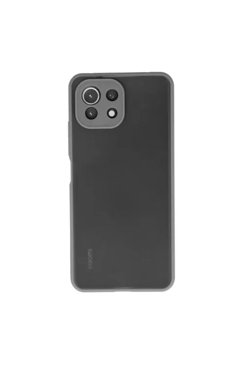 Xiaomi Mi 11 Lite Kılıf Montreal Silikon Kapak - Gri