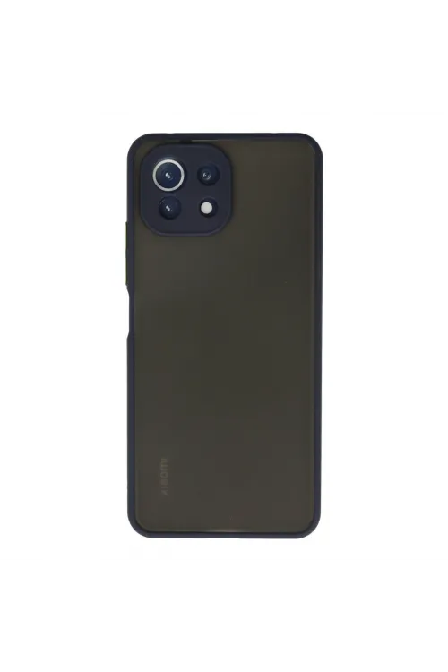 Xiaomi Mi 11 Lite Kılıf Montreal Silikon Kapak - Lacivert