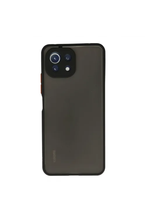 Xiaomi Mi 11 Lite Kılıf Montreal Silikon Kapak - Siyah