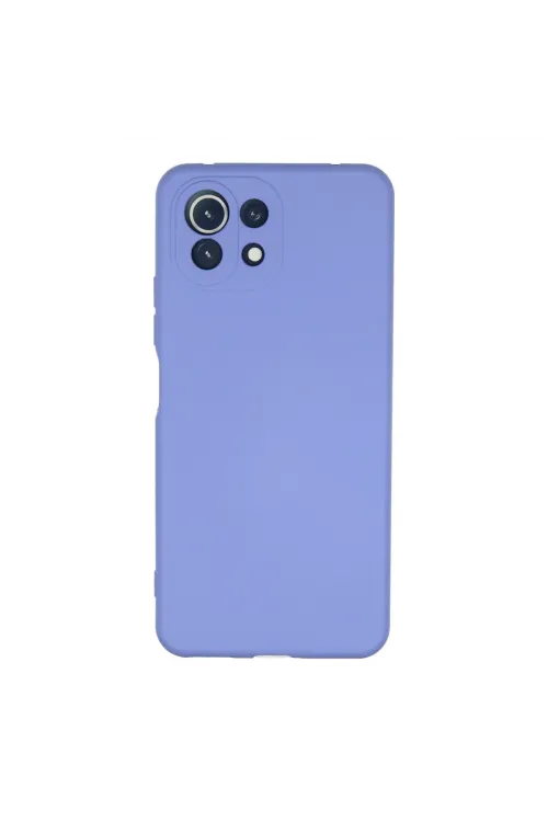 Xiaomi Mi 11 Lite Kılıf Nano İçi Kadife Silikon - Lila