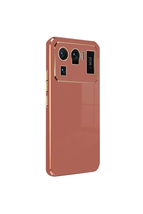 Xiaomi Mi 11 Ultra Kılıf Volet Silikon - Kırmızı