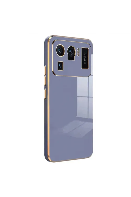 Xiaomi Mi 11 Ultra Kılıf Volet Silikon - Mavi