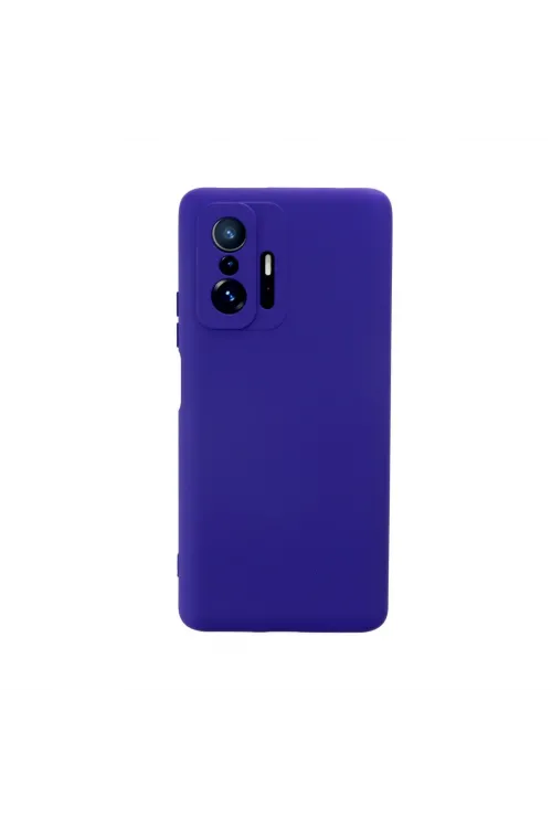 Xiaomi Mi 11t Pro Kılıf Nano İçi Kadife Silikon - Mor