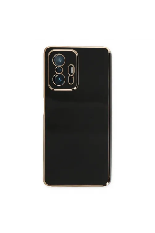 Xiaomi Mi 11t Pro Kılıf Volet Silikon - Siyah