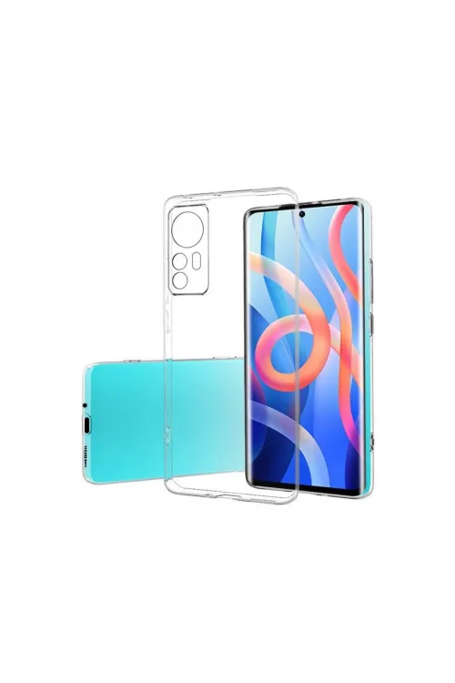 Xiaomi Mi 12 Kılıf Lüx Şeffaf Silikon