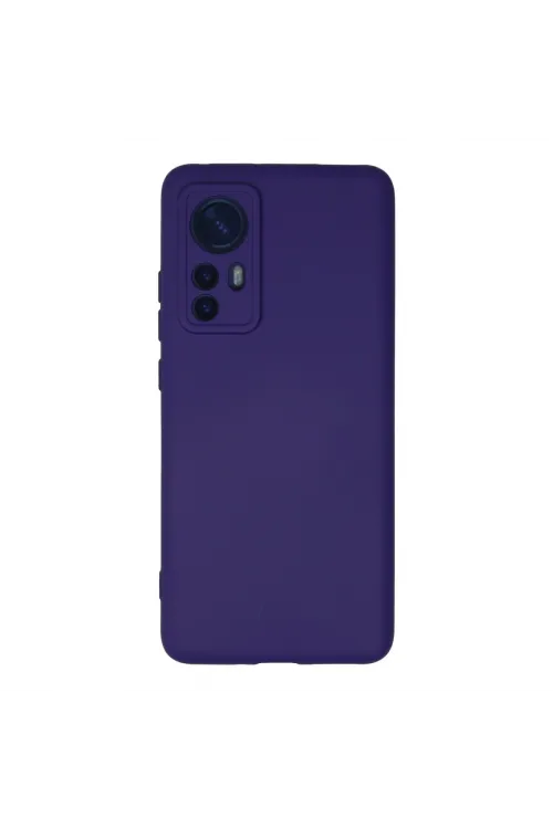 Xiaomi Mi 12 Kılıf Nano İçi Kadife Silikon - Mor