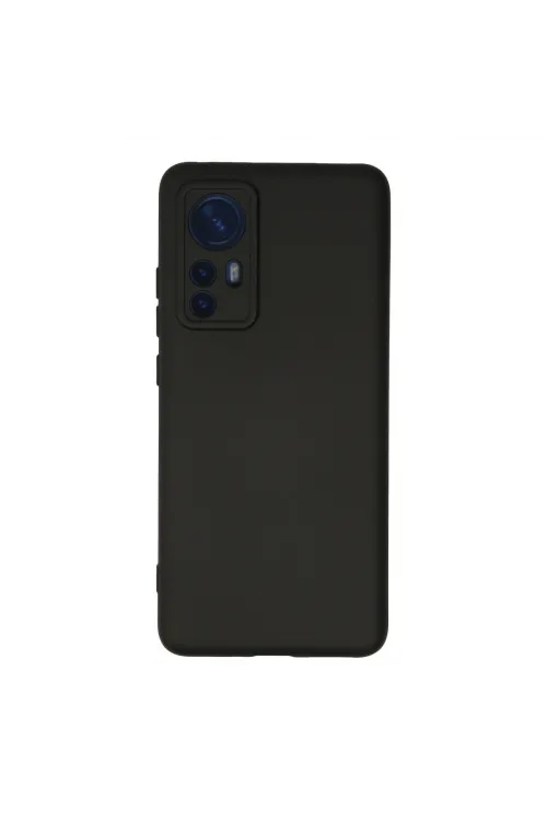 Xiaomi Mi 12 Kılıf Nano İçi Kadife Silikon - Siyah
