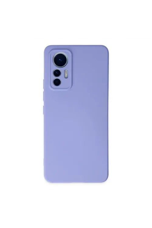 Xiaomi Mi 12 Lite Kılıf Nano İçi Kadife Silikon - Lila