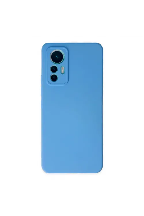 Xiaomi Mi 12 Lite Kılıf Nano İçi Kadife Silikon - Mavi