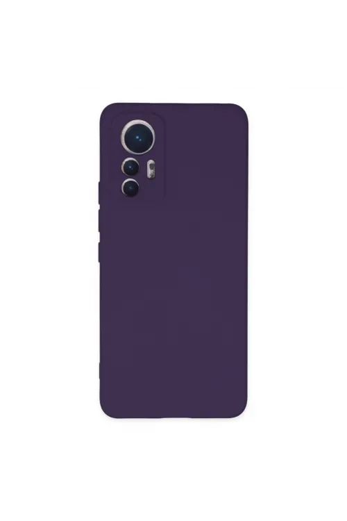 Xiaomi Mi 12 Lite Kılıf Nano İçi Kadife Silikon - Mor