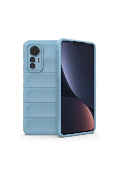 Xiaomi Mi 12 Lite Kılıf Optimum Silikon - Sky Blue