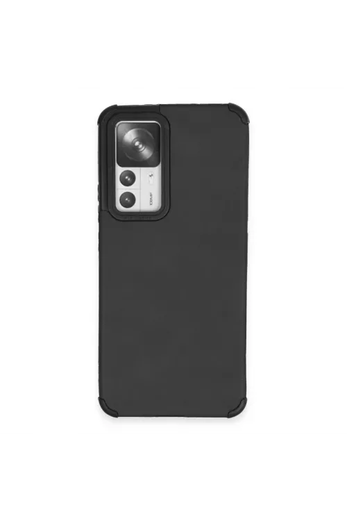 Xiaomi Mi 12t Kılıf Loop Deri Silikon - Siyah