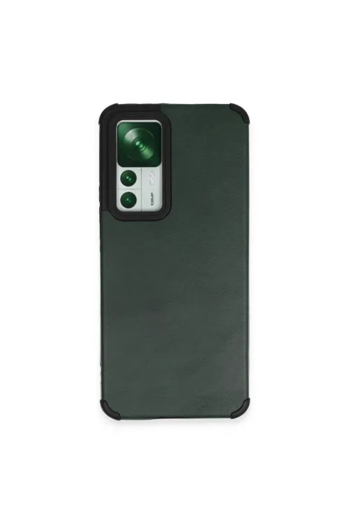 Xiaomi Mi 12t Kılıf Loop Deri Silikon - Yeşil