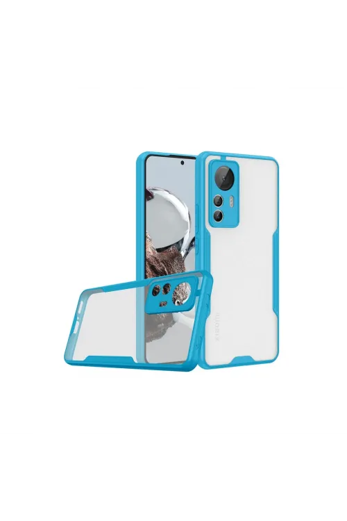 Xiaomi Mi 12t Kılıf Platin Silikon - Mavi