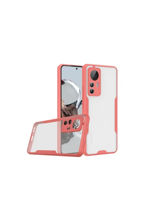 Xiaomi Mi 12t Kılıf Platin Silikon - Pembe