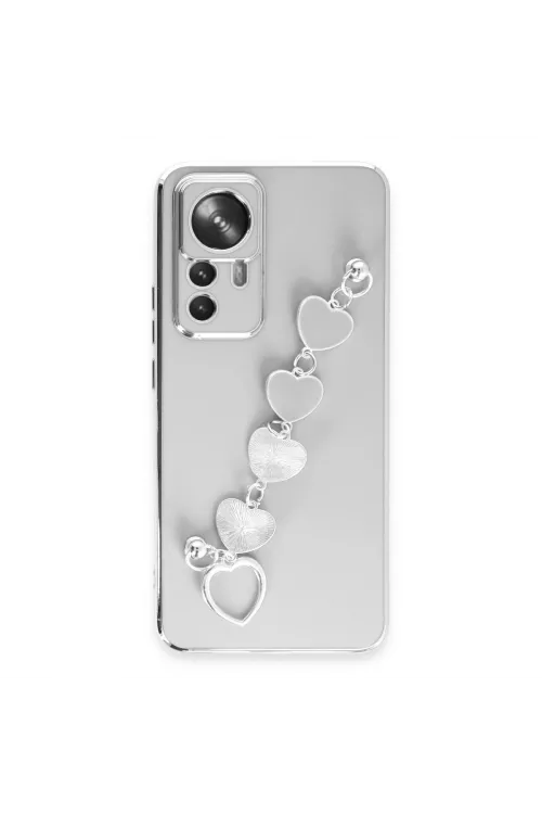 Xiaomi Mi 12t Pro Kılıf Esila Silikon - Beyaz