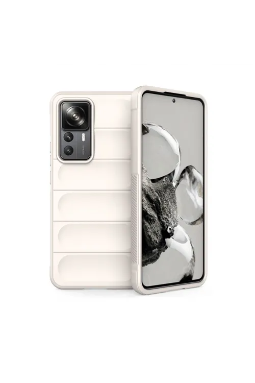 Xiaomi Mi 12t Pro Kılıf Optimum Silikon - Krem