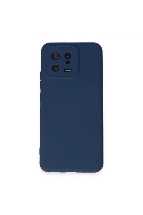 Xiaomi Mi 13 Kılıf Nano İçi Kadife Silikon - Lacivert
