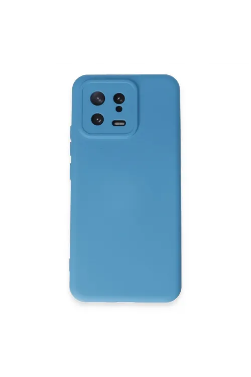 Xiaomi Mi 13 Kılıf Nano İçi Kadife Silikon - Mavi