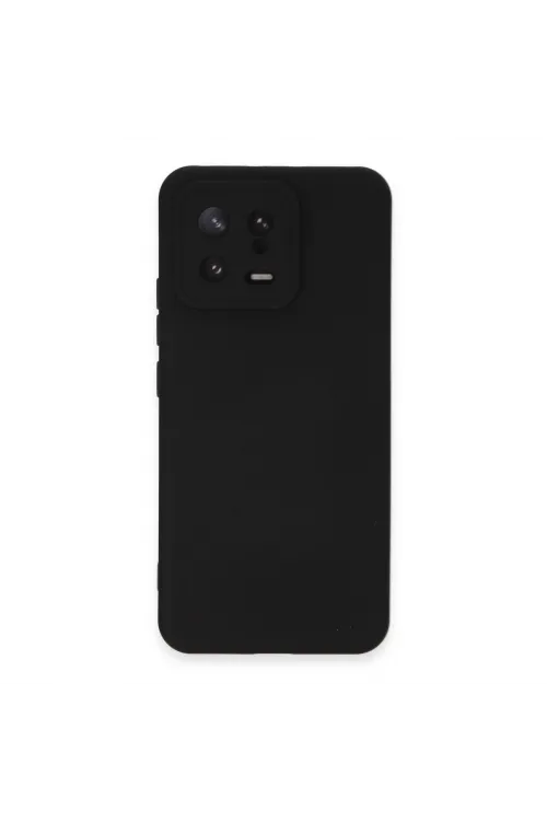 Xiaomi Mi 13 Kılıf Nano İçi Kadife Silikon - Siyah