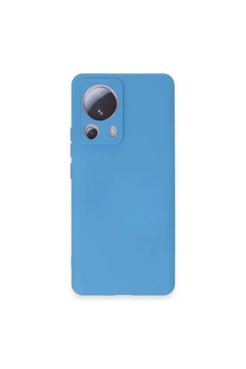 Xiaomi Mi 13 Lite Kılıf Nano İçi Kadife Silikon - Mavi