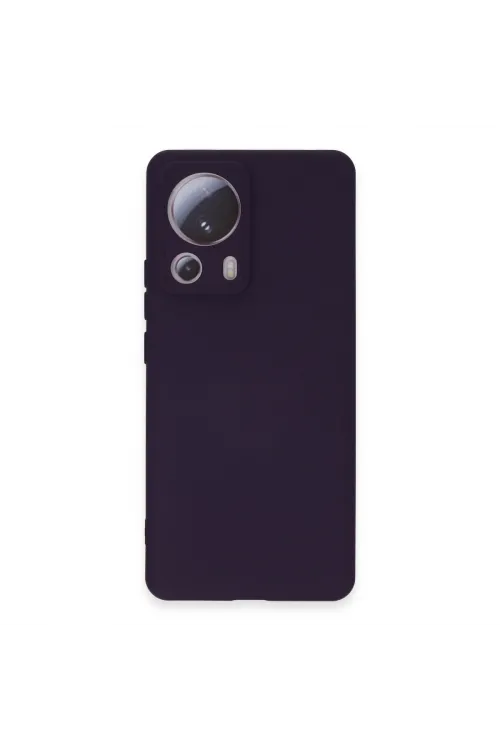 Xiaomi Mi 13 Lite Kılıf Nano İçi Kadife Silikon - Mor