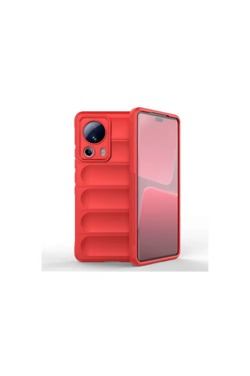 Xiaomi Mi 13 Lite Kılıf Optimum Silikon - Kırmızı