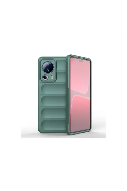 Xiaomi Mi 13 Lite Kılıf Optimum Silikon - Koyu Yeşil