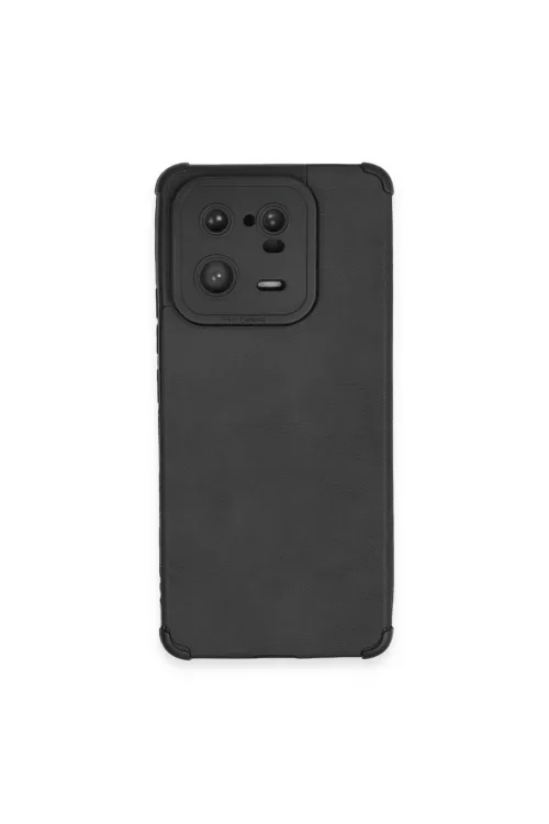 Xiaomi Mi 13 Pro Kılıf Loop Deri Silikon - Siyah