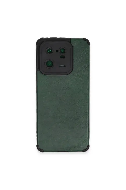 Xiaomi Mi 13 Pro Kılıf Loop Deri Silikon - Yeşil