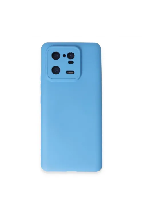 Xiaomi Mi 13 Pro Kılıf Nano İçi Kadife Silikon - Mavi