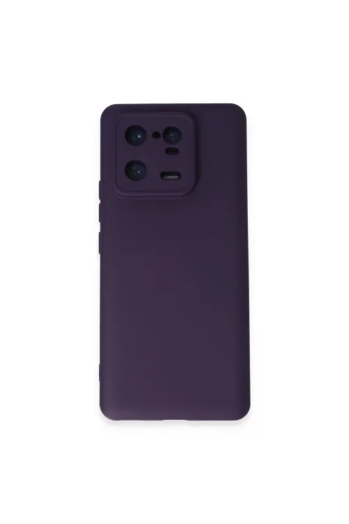 Xiaomi Mi 13 Pro Kılıf Nano İçi Kadife Silikon - Mor