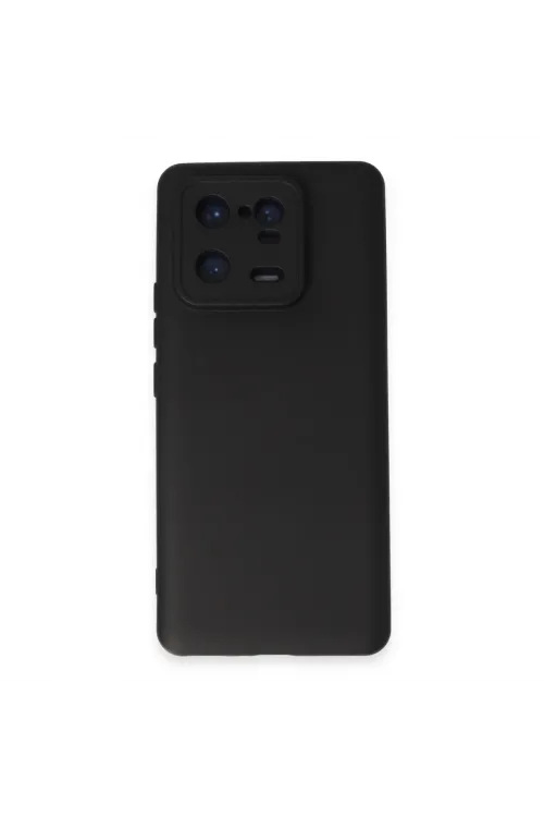 Xiaomi Mi 13 Pro Kılıf Nano İçi Kadife Silikon - Siyah