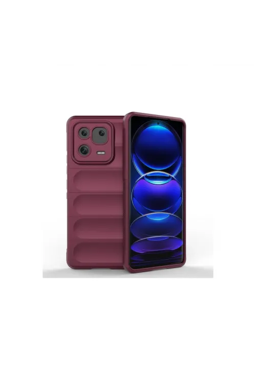 Xiaomi Mi 13 Pro Kılıf Optimum Silikon - Bordo