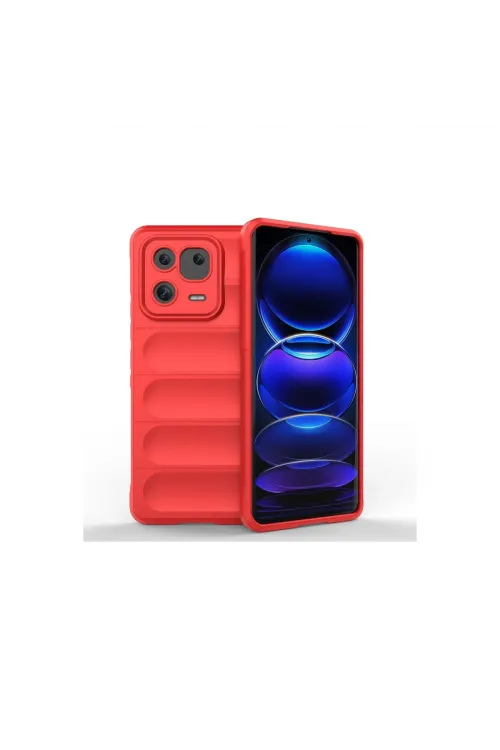 Xiaomi Mi 13 Pro Kılıf Optimum Silikon - Kırmızı