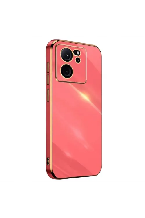 Xiaomi Mi 13t Pro Kılıf Volet Silikon - Kırmızı