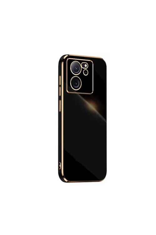 Xiaomi Mi 13t Pro Kılıf Volet Silikon - Siyah