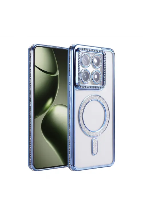Xiaomi Mi 14t Pro Joke Simli Magneticsafe Kılıf - Mavi