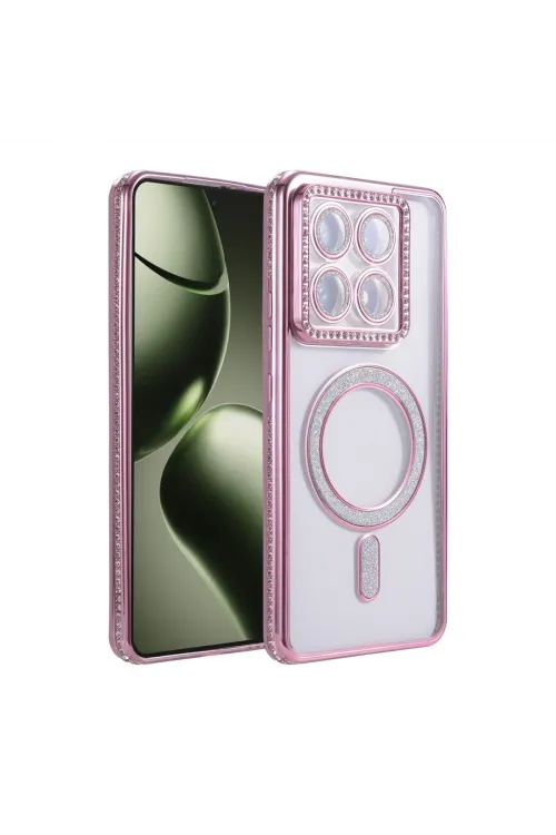 Xiaomi Mi 14t Pro Joke Simli Magneticsafe Kılıf - Pembe
