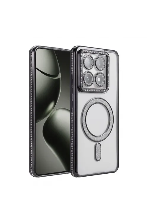 Xiaomi Mi 14t Pro Joke Simli Magneticsafe Kılıf - Siyah