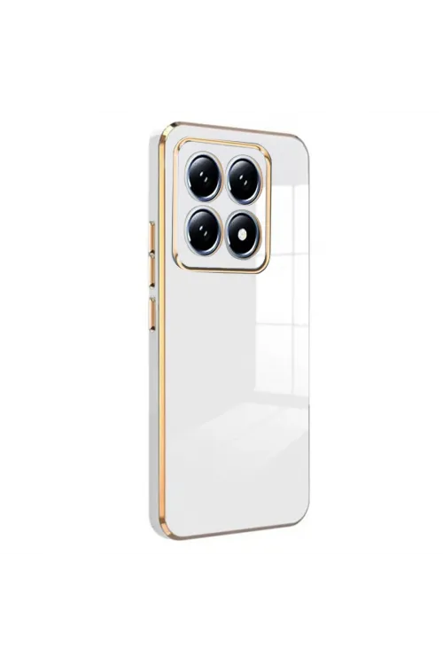 Xiaomi Mi 14t Pro Volet Silikon - Beyaz