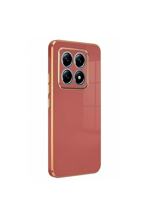 Xiaomi Mi 14t Pro Volet Silikon - Kırmızı