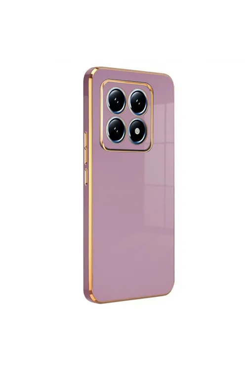 Xiaomi Mi 14t Pro Volet Silikon - Mor