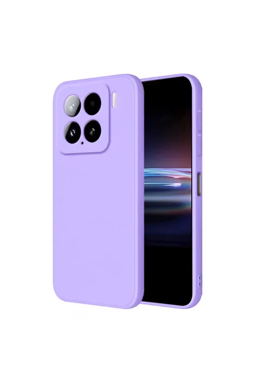 Xiaomi Mi 15 Kılıf Nano İçi Kadife Silikon - Lila